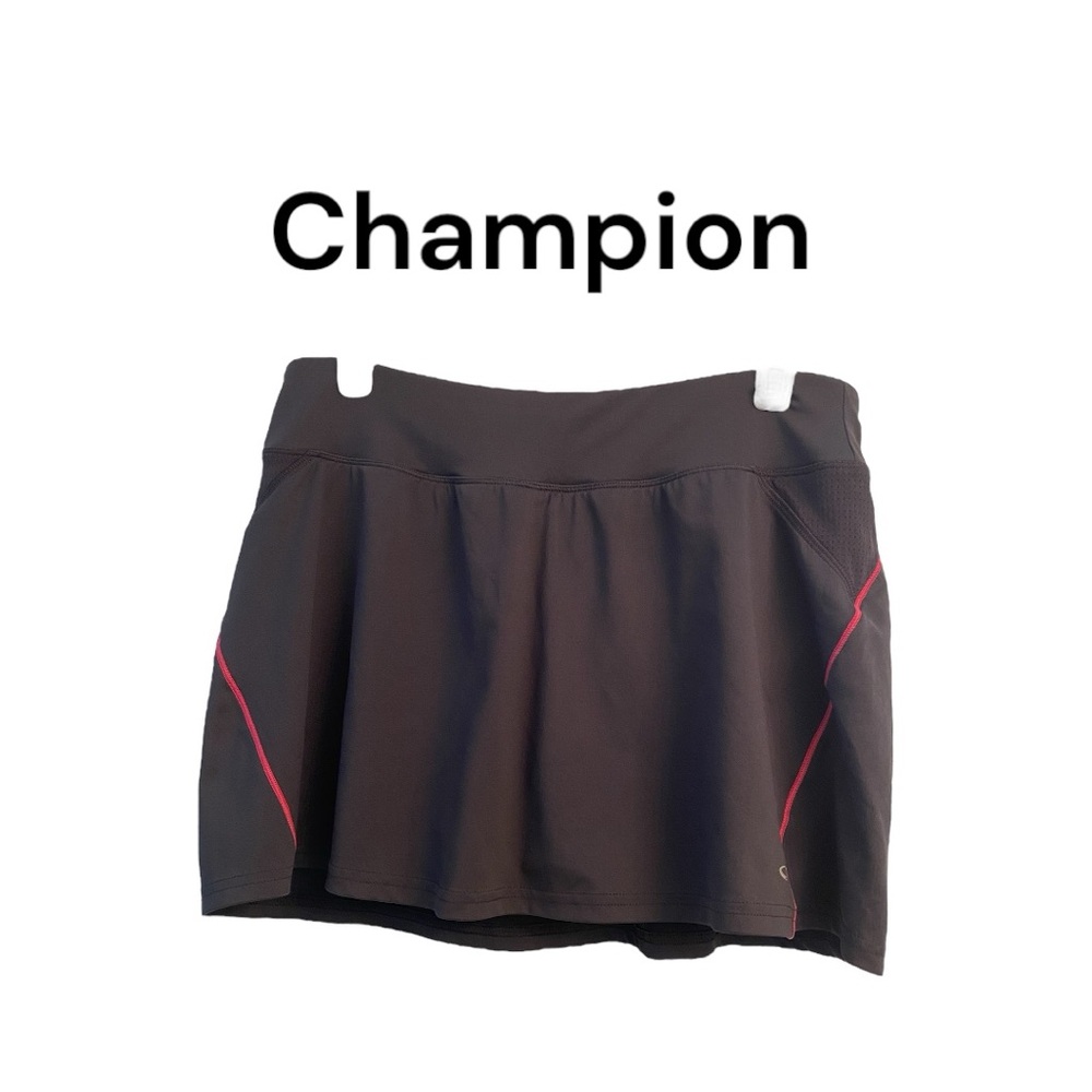 Champion Dark Gray Skort with Pink Highlights M